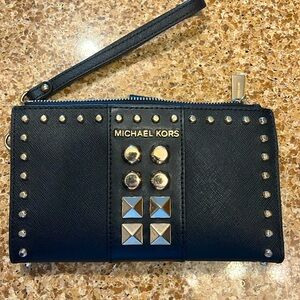 Studded Michael Kors Wristlet Wallet
